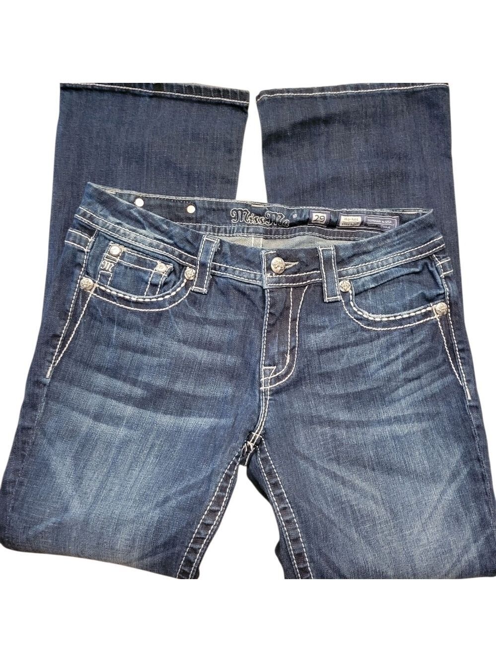 Miss Me Women's Blue Jeans Size 29 Western Glam Rodeo Country